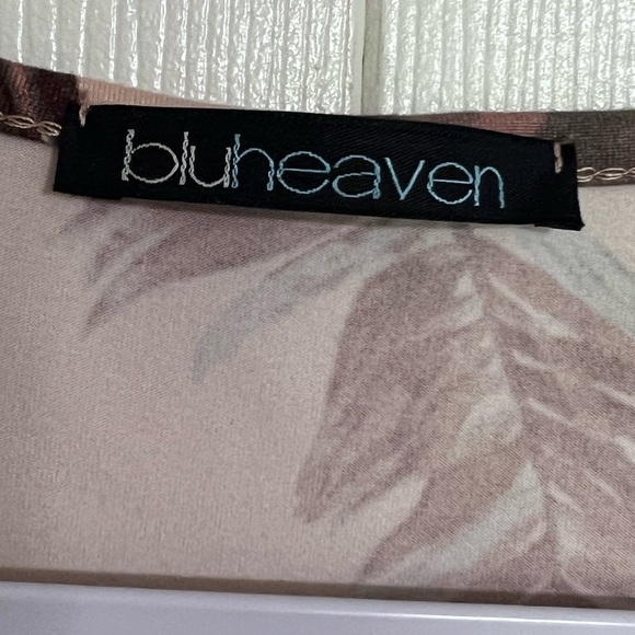 BluHeaven Monstera Plant Wrap Dress Size L - Picture 9 of 10